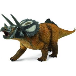 Figurina dinozaur Triceratops pictata manual scara 1: 15 Collecta imagine