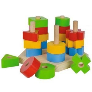 Jucarie din lemn Eichhorn Stacking Toy imagine