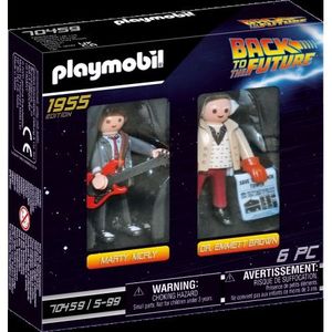 Inapoi in viitor - Marty si Dr. Emmett Brown 70459 Playmobil imagine