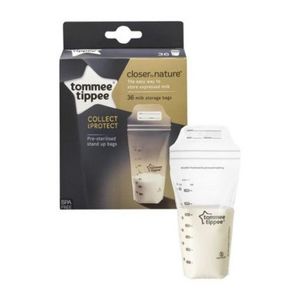Pungi de stocare lapte matern Closer to Nature, Tommee Tippee, 36 buc imagine