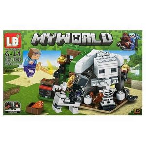 Set de constructie LB Plus, My World of Minecraft, 4 in 1, 214 D piese imagine