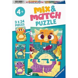 Puzzle 3x24 de piese - Mix&Match Dinozauri | Ravensburger imagine