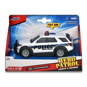 Jucarie - Hero Patrol - Ford Police Interceptor, 15cm | Jada Toys imagine