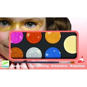 Culori make-up non alergice Djeco, metalic imagine