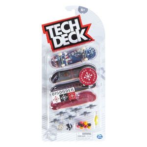 Set mini placa skateboard Tech Deck, 4 buc, Disorder, 20136715 imagine