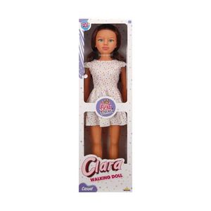 Papusa Clara in tinuta casual, Dollz n More, cu rochie, 80 cm imagine