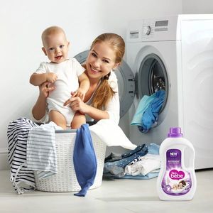 Detergent lichid de rufe Cotton Soft Lavand 1.1L Teo Bebe imagine