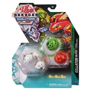 Figurina Bakugan Evolutions, Starter Pack 3 piese, Gillator Ultra, S4, 20138097 imagine