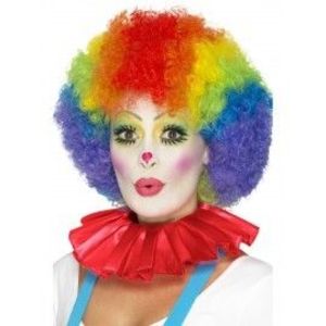 Peruca clown multicolora imagine