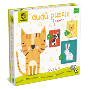 Puzzle educativ - Dudu Puzzle Frame: Animalute de companie | Ludattica imagine