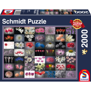 Puzzle 2000 piese - Floral Greeting | Schmidt imagine