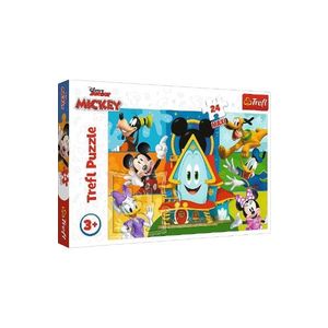 Puzzle 24 maxi. Mickey Mouse: Casa prietenilor amuzanti imagine