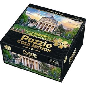 Puzzle 500 Trefl Gold Edition Ateneul Roman Bucuresti imagine