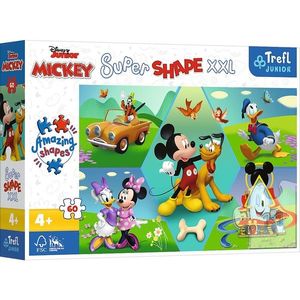 Puzzle - Primo Super Shape XXL - Disney, Mickey Amuzantul | Trefl imagine