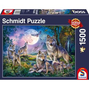 Puzzle 1500 piese - Wolves | Schmidt imagine