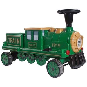 Locomotiva de tren electric pentru copii verde imagine