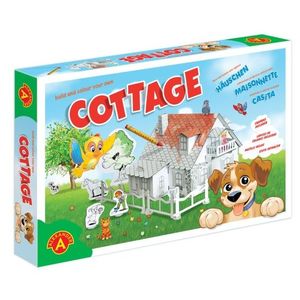 Joc creativ de asamblat si colorat - Cottage & The Dog | Alexander Toys imagine