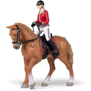 Figurina - Walking Horse with Riding Girl | Papo imagine