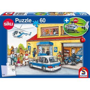 Puzzle 60 piese - Police Helicopter | Schmidt imagine