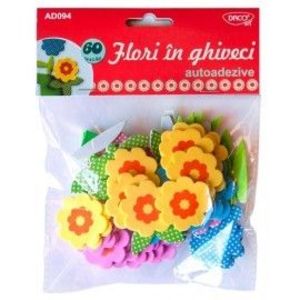 Flori in ghiveci spuma - Autoadezive Daco imagine