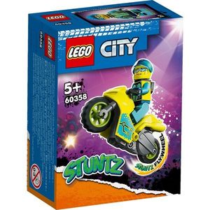 LEGO® City - Motocicleta de cascadorie cibernetica (60358) imagine