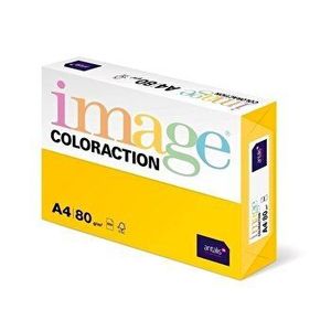 Hartie color Coloraction, A4, 80 g/mp, galben intens-Sevilla, 500 coli/top imagine