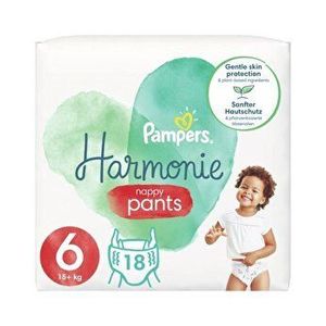 Scutece-chilotel Pampers Harmonie Pants, marimea 6, 15 kg+, 18 buc imagine
