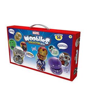 Wooblies Marvel - Pachet tava de colectionat + 4 figurine imagine
