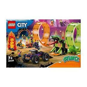LEGO City - Arena de cascadorii cu doua bucle 60339 imagine