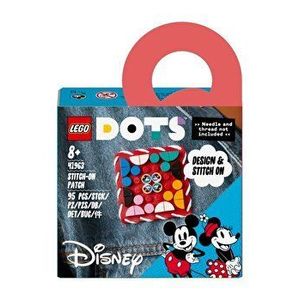 LEGO DOTS - Disney Petic de cusut Mickey Mouse si Minnie Mouse 41963 imagine