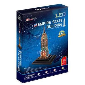 Puzzle 3D Led - Empire State Building, 38 piese imagine