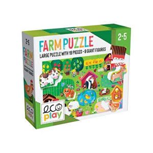 Puzzle Ecoplay - Animalute la ferma imagine