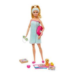 Set de joaca Barbie cu accesorii wellness imagine