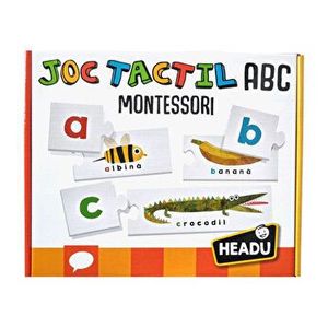 Montessori. Joc tactil ABC Romana imagine