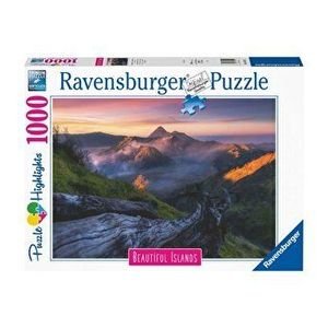 Puzzle Ravensburger - Insula Java Mount Bromo, 1000 piese imagine