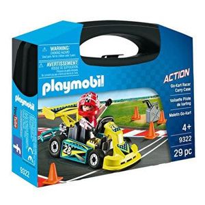 Playmobil Action, Set portabil - masinuta de curse imagine