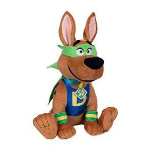 Jucarie de plus Play by Play Scooby Mask of the Blue Falcon, Scooby Doo, 29 cm imagine