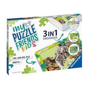 Organizator 3 in 1 pentru puzzle, verde imagine