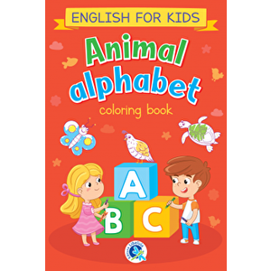 Animal alphabet. English for kids. Carte de colorat - *** imagine