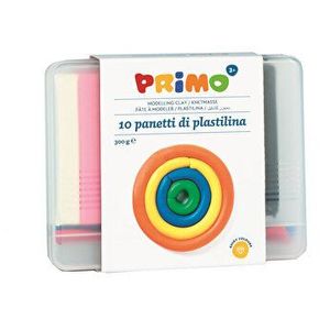 Plastilina Morocolor Primo, 300 g, 10 culori imagine