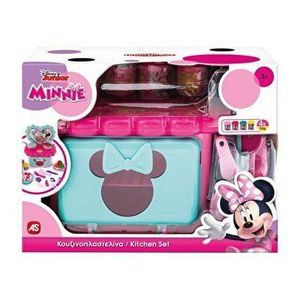 Bucatarie pentru plastilina Minnie Mouse, cu accesorii imagine