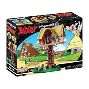 Set figurine Playmobil Asterix - Cacofonix si casa in copac imagine