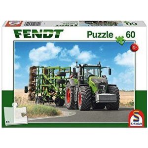 Puzzle Schmidt - Fendt 1050 Vario with Amazone Cenius Cultivator, 60 piese imagine