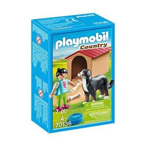 Playmobil Country, Farm Fun - Fetita cu catel si cusca imagine