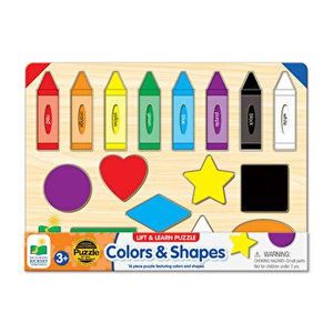 Puzzle Sa invatam culorile si formele, 16 piese imagine