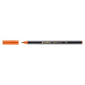 Marker Edding 1340, varf tip pensula, portocaliu imagine