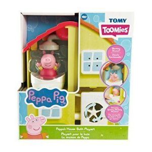 Set de joaca pentru baie Tomy Peppa Pig - Casa Peppei imagine