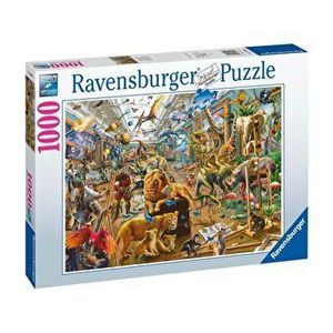 Puzzle Ravensburger - Galeria animalelor, 1000 piese imagine