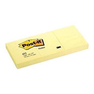 Notes autoadeziv Post-it, 38 x 51 mm, 100 file, galben, 3 bucati/set imagine