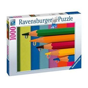Puzzle Ravensburger - Creioane colorate, 1000 piese imagine